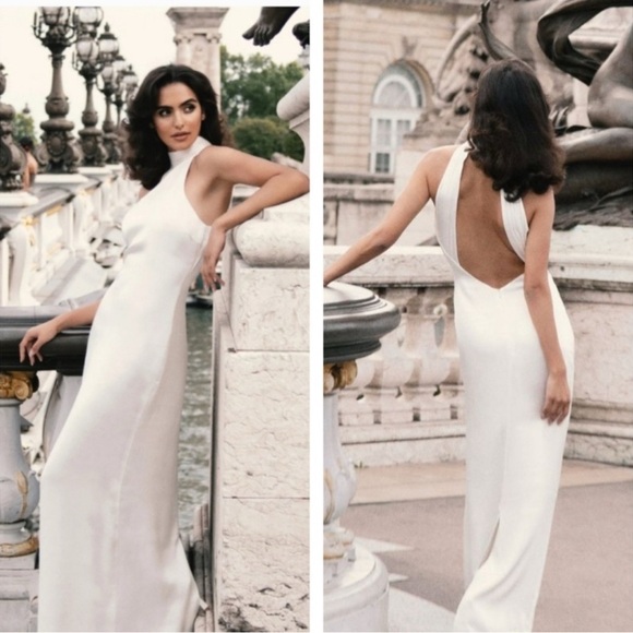 Meshki Strapless White Dress - Picture 6 of 14